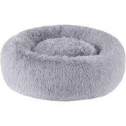 Lycxames - Kissen für Katzen oder kleine Hunde, Korb, Sofa, Bett, rund, Plüsch, bequem, damit Haustiere im Winter drinnen schlafen können (110 cm