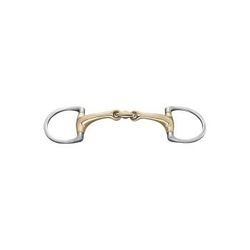 Sprenger Olivenkopfgebiss Dynamic RS Sensogan mit D-förmigem Ring doppelt gebrochen 1,6 cm 12,5 cm