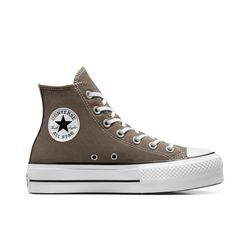 Sneaker CONVERSE "CHUCK TAYLOR ALL STAR LIFT PLATFORM" Gr. 36, charcoal, weiß, schwarz Schuhe