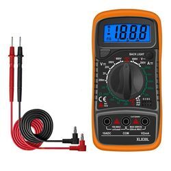 Rosemary - Digitalmultimeter XL830L Batterietester Batteriestrom Spannung ac dc Summer Transistor npn pnp Voltmeter Amperemeter Ohmmeter für diy Lab