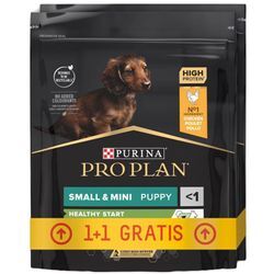 Purina - Pro Plan Small&Mini Adult Huhn mit Reis - Hunde-Trockenfutter - 700g + 700g