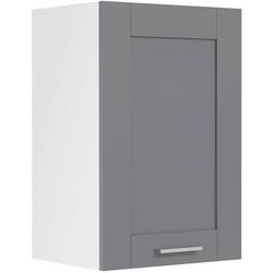 Ebuy24 - Colura Küchenoberschrank 40 cm 1 Tür anthrazit grau, weiß.