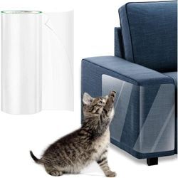 Lablanc - Transparentes Anti-Klauen-Klebeband, Katzen-Sofa-Aufkleber, Anti-Hunde-Klauen-Türschutz, für Möbel, Türen, Wände, Teppiche, Theken (21 cm x