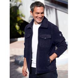 Fleecejacke MARCO DONATI Gr. 48/50, blau (marine), Herren, 71% Polyacryl, 29% Polyester, unifarben, Jacken