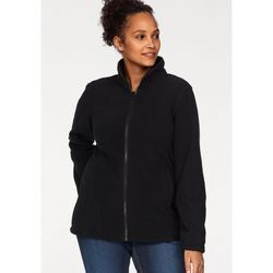 Outdoorjacke POLARINO "Große Größen" Gr. 40, schwarz, Damen, Obermaterial: 100% Polyester;Futter: 100% Polyester;Innenjacke: 100% Polyester, unifarben, Jacken, Kapuze, Saum und Ärmel weitenverstellbar