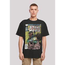 T-Shirt F4NT4STIC "Star Wars Boba Fett Comic" Gr. 5XL, schwarz, Herren, Obermaterial: 100% Baumwolle, Shirts, Print