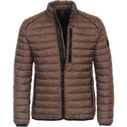 Steppjacke CASAMODA "CASAMODA uni" Gr. M, braun (hellbraun) Herren Jacken