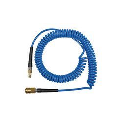 Riegler Spiralschlauch pu Blau, Kupplung u. Stecker nw 7,2 12 x 8 mm, 6m