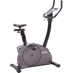 Ergometer CHRISTOPEIT SPORT "ET 6", schwarz (anthrazit, schwarz), FahrradtrainerB:52cm H:140cm L:92cm, Schwungmasse ca. 12 kg, 24 Widerstandsstufen, B:52cm H:140cm L:92cm