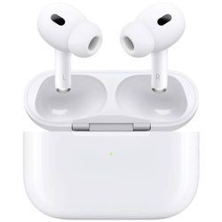 Apple AirPods Pro (2. Gen) + MagSafe Charging Case Lightning HiFi AirPods Bluetooth® Weiß Noise Cancelling Schweißresistent, Ladecase