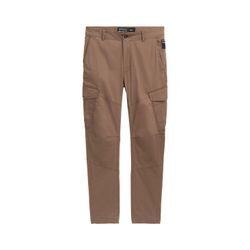 TOM TAILOR DENIM Herren Regular Tapered Cargo Hose, braun, Uni, Gr. M