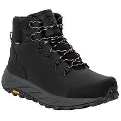 Wanderschuh JACK WOLFSKIN "TERRAQUEST X TEXAPORE MID M", Gr. 42,5, grau (phantom), Leder, Textil, sportlich, Schuhe, wasserdicht