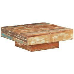 Vidaxl - Couchtisch 80x80x28 cm Altholz Massiv