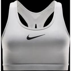 NIKE Damen Top W NK DF SWSH HGH SPT BRA, WHITE/WHITE/BLACK, XS/A