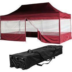 Faltpavillon rot, 3x6m - Instent