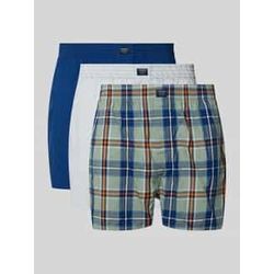 Boxershorts mit Label-Patch im 3er-Pack