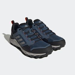 Laufschuh ADIDAS TERREX "TRACEROCKER 2.0 TRAILRUNNING", Gr. 46, bunt (core schwarz, grau three, impact orange), Synthetik, Textil, sportlich, Schuhe