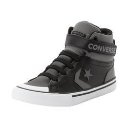 Sneaker CONVERSE "PRO BLAZE EASY-ON", Gr. 35, sharkskin, schwarz, weiß, Leder, Synthetik, sportlich, Schuhe