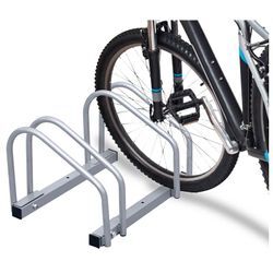 Fahrradständer für 2-6 Fahrräder 35-60mm Reifenbreite Mehrfachständer Aufstellständer Fahrrad Ständer, Variante:2 Fahrräder - Vingo