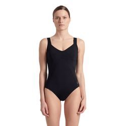 Badeanzug ARENA "W VERTIGO ONE PIECE C CUP", Damen, Gr. 38, N-Gr, schwarz, Obermaterial: 68% Polyamid, 32% Elasthan, sportlich, Badeanzüge, Shapewear