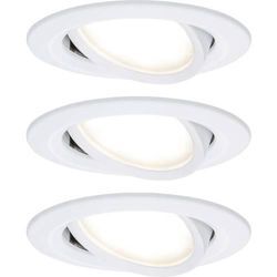 Paulmann 93875 Coin Slim LED-Einbauleuchte 3er Set LED LED fest eingebaut 18 W Weiß (matt)