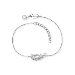 Armband ENGELSRUFER "Schmuck Geschenk, Engelsflügel, ERB-FLYWING", silber (silberfarben), Armbänder, Damen, Silber 925 (Sterlingsilber)