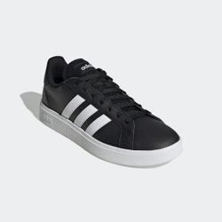 Sneaker ADIDAS SPORTSWEAR "GRAND COURT TD LIFESTYLE COURT CASUAL" Gr. 37, schwarz-weiß (core schwarz, cloud weiß, core schwarz), Synthetik, Textil, Schuhe, Design auf den Spuren des adidas Superstar