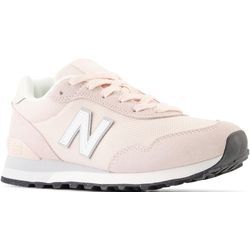 Sneaker NEW BALANCE "WL515" Gr. 36,5, rosa (rosa, weiß), Leder, Textil, Schuhe