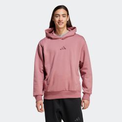 Kapuzensweatshirt ADIDAS SPORTSWEAR "M A SZN FL HD" Gr. S, rot (preloved crimson), Herren, Obermaterial: 70% Baumwolle, 30% Polyester, Sweatshirts, weiches Fleecematerial