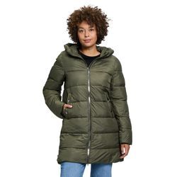 Outdoorjacke CARTOON "Cartoon Outdoorjacke mit Kapuze", Damen, Gr. 36, grün (olive night), Obermaterial: 100% Polyester. Füllung: 100% Polyester., casual, lässig geschnitten, Langarm, Jacken