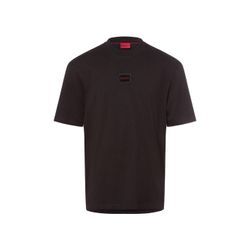 HUGO T-Shirt Herren Baumwolle, schwarz