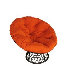 Happy Home Moon Chair Rattansessel Sitzsessel orange/rot