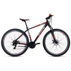 Mountainbike Hardtail 29'' Morzine schwarz-rot 53 cm