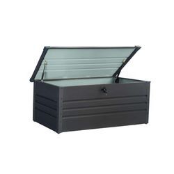 Aufbewahrungsbox 550 L Metall-Aufbewahrungsbox, ca. 165 x 70 x 62 cm - Anthrazit