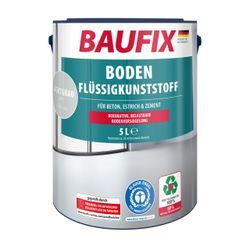 Boden-Flüssigkunststoff lichtgrau matt, 5 Liter, Beton- und Bodenfarbe