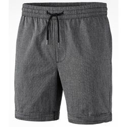 Shorts mit Leinenstruktur