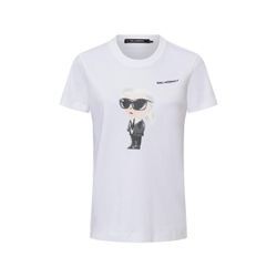 KARL LAGERFELD T-Shirt Damen Baumwolle, weiß