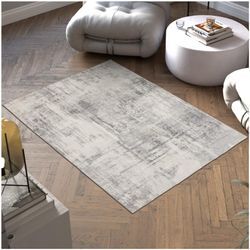 tectake® Vintage Designer Teppich, verschiedene Größen, pflegeleichter, flauschiger Kurzflor, rutschfeste Unterseite