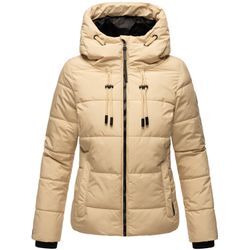 MARIKOO Damen Winter Jacke Übergangsjacke gesteppt Steppjacke warm mit Kapuze Shimoaa