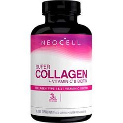 Neocell, Super Collagen + Vitamin C und Biotin, 180 Tabletten []