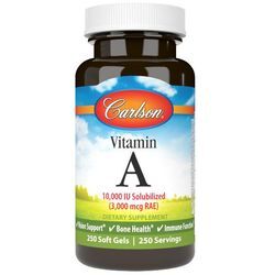 Carlson Labs, Vitamin A, 10,000 IU, 250 Softgels [99.499,84 EUR pro kg]