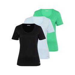 Rundhals-Shirt im 3er-Set St. Emile blau