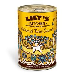 LILY'S KITCHEN Dog Casserole Huhn & Truthahn 6x400g