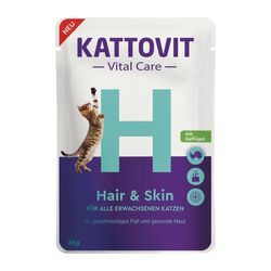 Kattovit Vital Care Hair & Skin Pouches 24x85g