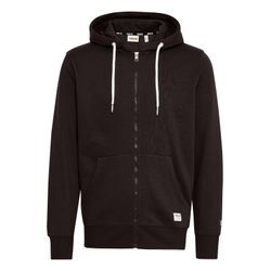 Sweatjacke SOLID "Sweatjacke SDCHALI", Herren, Gr. L, schwarz (true schwarz), Obermaterial: 65% Polyester PES. 35% Baumwolle CO., Sweatjacken