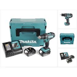 Makita - Akku-Bohrschrauber DDF482RFJ 18V 2x Akkus 3.0 Ah im makpac