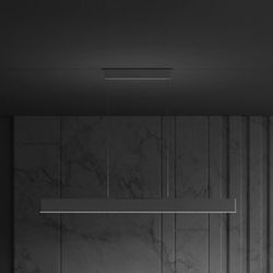 Maytoni LED-Hängeleuchte Step, weiß, 118,5 cm, 3.000 K, Alu