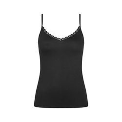 Triumph - Unterhemd mit Spaghettiträgern - Black 044 - Feel Of Cotton - Unterwäsche für Frauen