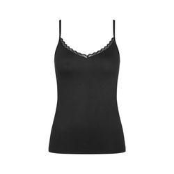 Triumph - Unterhemd mit Spaghettiträgern - Black 042 - Feel Of Cotton - Unterwäsche für Frauen