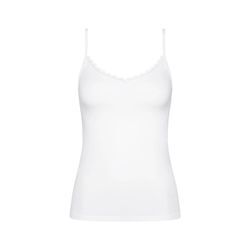 Triumph - Unterhemd mit Spaghettiträgern - White 046 - Feel Of Cotton - Unterwäsche für Frauen